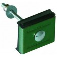 Крепление cкоба и болт М6х25 и гайка антивандальная M6 RAL6005, шт