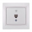Розетка телефонная евро RJ11 Lezard Mira 701-0202(0303)-137