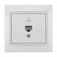 Розетка компьютерная RJ 45 CAT5 разъем Lezard Mira 701-0202(0303)-139