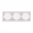 Рамка 3 поста горизонтальная Lezard Mira 701-0202(0303)-148