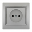 Розетка без заземления керамика Lezard Mira 701-1010(3030)-121