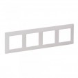 Рамка 4-я Legrand Valena Life 754004 белая, шт
