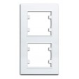 Рамка 2-я вертикальная Makel Karea 56001707 белая