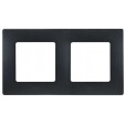 Рамка 2 поста Legrand Etika 672582 антрацит