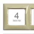 Рамка 4 поста горизонтальная Legrand Valena 774354(454)