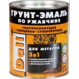 Грунт-эмаль по ржавчине 3 в1 алкидная DALI серая RAL7024 0,75 кг
