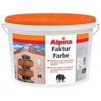 Краска структурная фасадная Alpina Fakturfarbe, 10 л