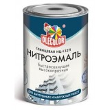 Нитроэмаль быстросохнущая глянцевая НЦ-132П Olecolor серая, 0,7 кг