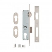 Замок врезной c роликом и ответной планкой 153*20*85 Kale Kilit 155 (Турция)