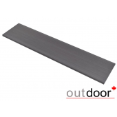 Доска для вентфасада и забора из ДПК Outdoor серая 115х22х3000 мм, м2