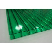 Поликарбонат сотовый зеленый Golden Plast (РФ), 6 мм