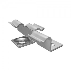 Кляймер монтажный для террасной доски RusDecking (нержавеющая сталь), 8мм