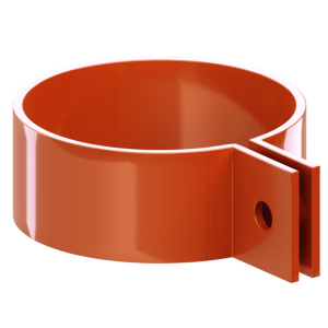 Хомут (держатель) трубы KROP ПВХ , шт.