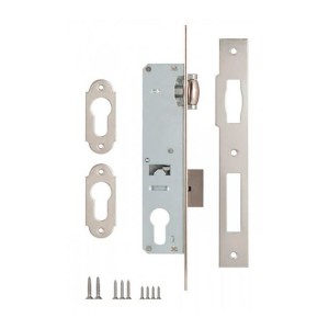 Замок врезной c роликом и ответной планкой 153*20*85 Kale Kilit 155 (Турция)