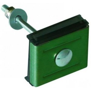 Крепление cкоба и болт М6х110 и гайка антивандальная M6 RAL6005, шт