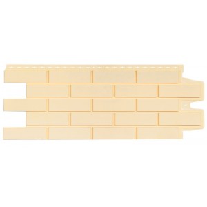 Панель фасадная полипропиленовая Клинкерный кирпич бежевый, шт