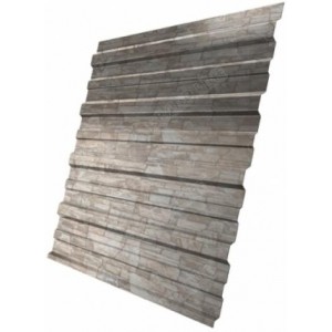 Лист профилированный структурированный С-10 0,45мм камень GrandLine, м2