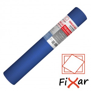 Стеклосетка штукатурная "Fixar" CCШ-160, 5х5 мм, разрыв 1800, синяя, рулон 1х50м