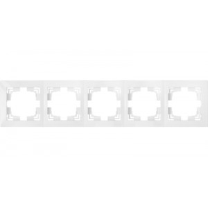 Рамка 5-я ЮЛИГ.735212.283 белая, шт