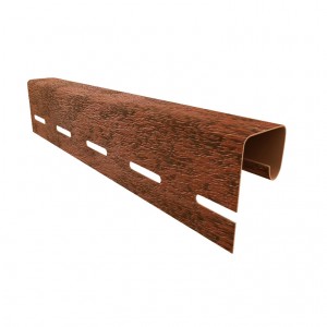 J-планка Ю-Пласт кирпич красный, шт J-планка Ю-Пласт кирпич красный, шт