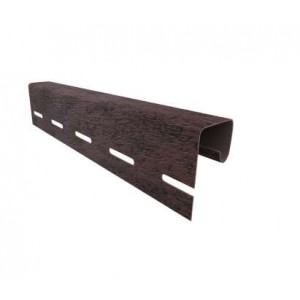 J-планка Ю-Пласт кирпич коричневый, шт J-планка Ю-Пласт кирпич коричневый, шт