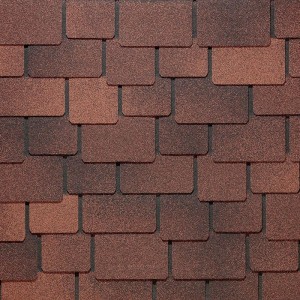 Гибкая черепица Docke коллекция Саппоро, м2, цвет Кофе