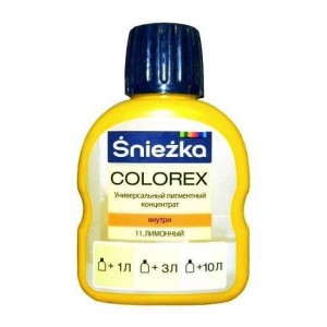 Краситель Sniezka Colorex №11 лимонный, 100 мл