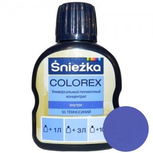 Краситель Sniezka Colorex №50 темно-синий, 100 мл