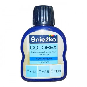Краситель Sniezka Colorex №51 голубой, 100 мл