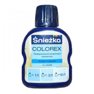 Краситель Sniezka Colorex №52 синий, 100 мл