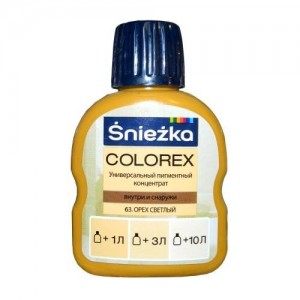 Краситель Sniezka Colorex №63 орех светлый, 100 мл