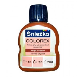 Краситель Sniezka Colorex №71 орех средний, 100 мл