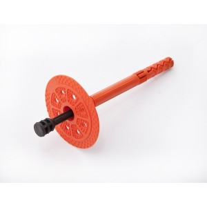 Дюбель зонт + пластиковый гвоздь с термоголовкой EKT 10 x 70 мм, 1000 шт.