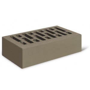 Кирпич лицевой гладкий пустотелый Строма 1НФ серебро, шт