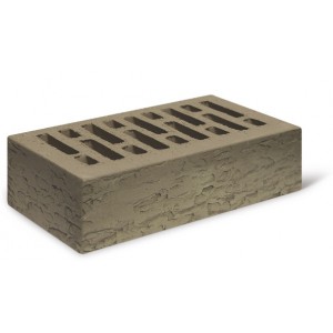 Кирпич лицевой пустотелый Строма 1НФ серебро, кора дуба, шт