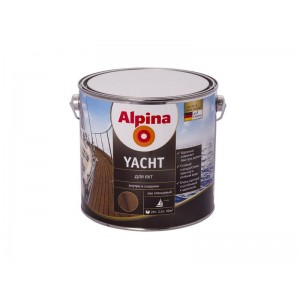 Лак яхтный Alpina Yachtlack глянцевый 2,5 л