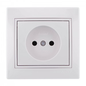 Розетка без заземления керамика Lezard Mira 701-0202(0303)-121