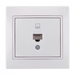 Розетка компьютерная RJ 45 CAT5 разъем Lezard Mira 701-0202(0303)-139