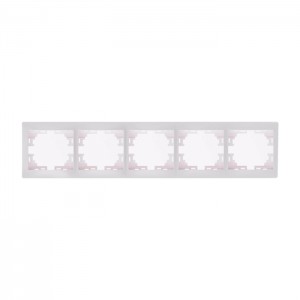 Рамка 5 постов горизонтальная Lezard Mira 701-0202(0303)-150