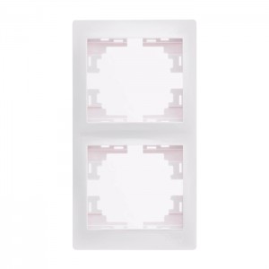 Рамка 2 поста вертикальная Lezard Mira 701-0202(0303)-152