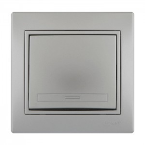 Выключатель одноклавишный Lezard Mira 701-1010(3030)-100