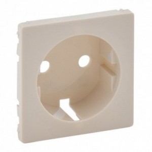 Панель лицевая розетки 2К+З Legrand Valena Life 755201 сл/кость, шт