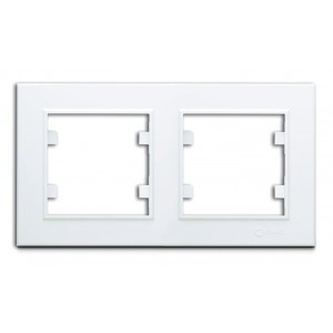 Рамка 2-я горизонтальная Makel Karea 56001702 белая