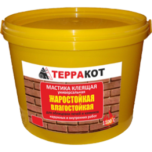 Мастика жаростойкая универсальная Терракот, 5 кг