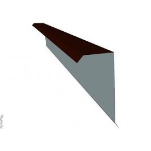 Планка торцевая (ветровая) для ондулина металлическая,2 м. шт.