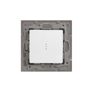 Выключатель одноклавишный с подсветкой Legrand Etika 672203(303)