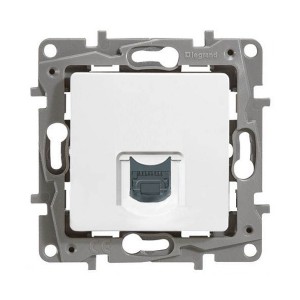 Розетка телефонная RJ11 4 контакта Legrand Etika 672240(340)