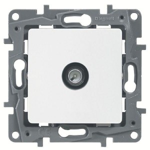 Розетка телевизионная проходная 15дБ, 5-862MHz Legrand Etika 672263(363) Розетка телевизионная проходная 15дБ, 5-862MHz Legrand Etika 672263(363)