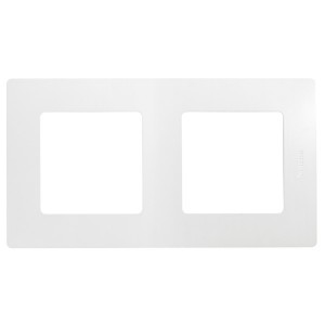 Рамка 2 поста горизонтальная Legrand Etika 672502(512)