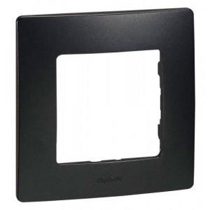Рамка 1 пост Legrand Etika 672581 антрацит Рамка 1 пост Legrand Etika 672581 антрацит